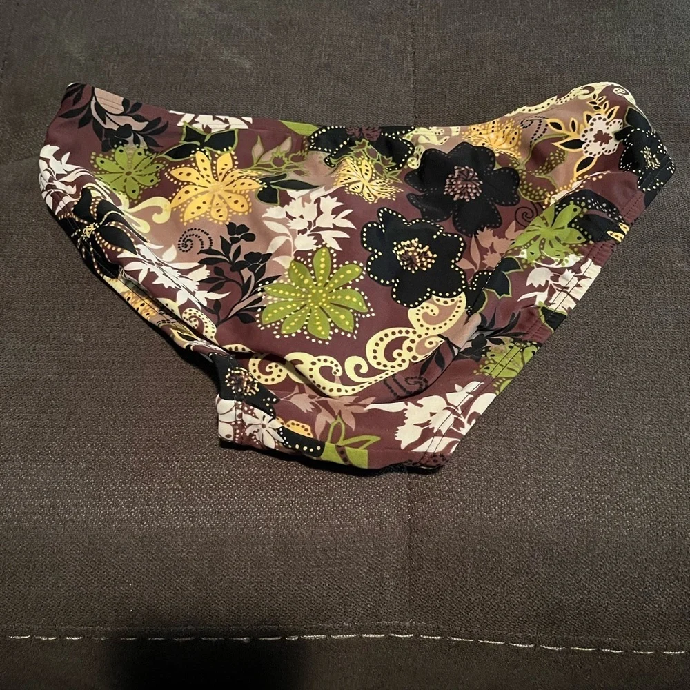 Athleta | Brown Floral Bikini Bottom - Picture 4 of 6
